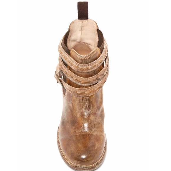 Bed | Stu Lorn Rustic Leather Ankle Boot 6.5 New - Picture 6 of 8